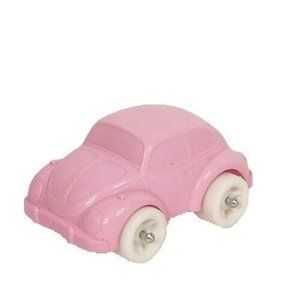 Viking Vintage VW Volkswagon Beetle Bug Toy Diecast Pink Made In Sweden